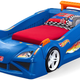Illustration for article titled This Race Car Bed Is a Giant Extension Of Your Kid's Hot Wheels Tracks